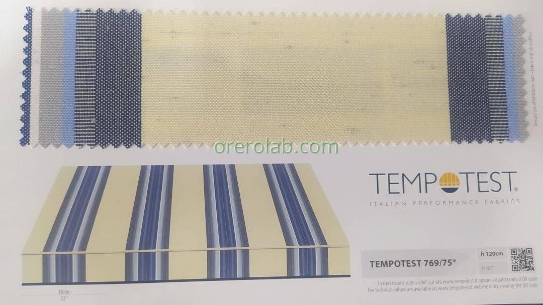 tende da sole tessuto tempotest righe blu codice colore 769 75 Lecce e provincia