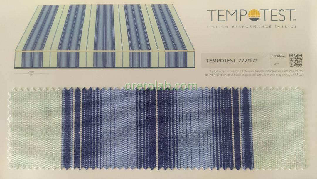 tende da sole tessuto tempotest righe blu codice colore 772 17 Gallipoli