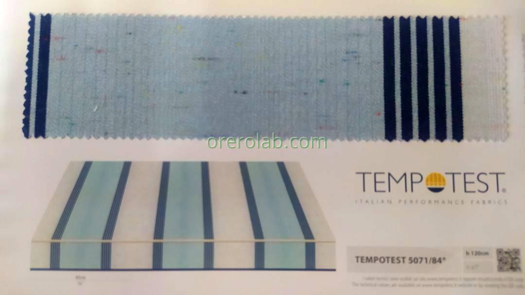 tende da sole tessuto tempotest righe blu codice colore 5071 84 Salento