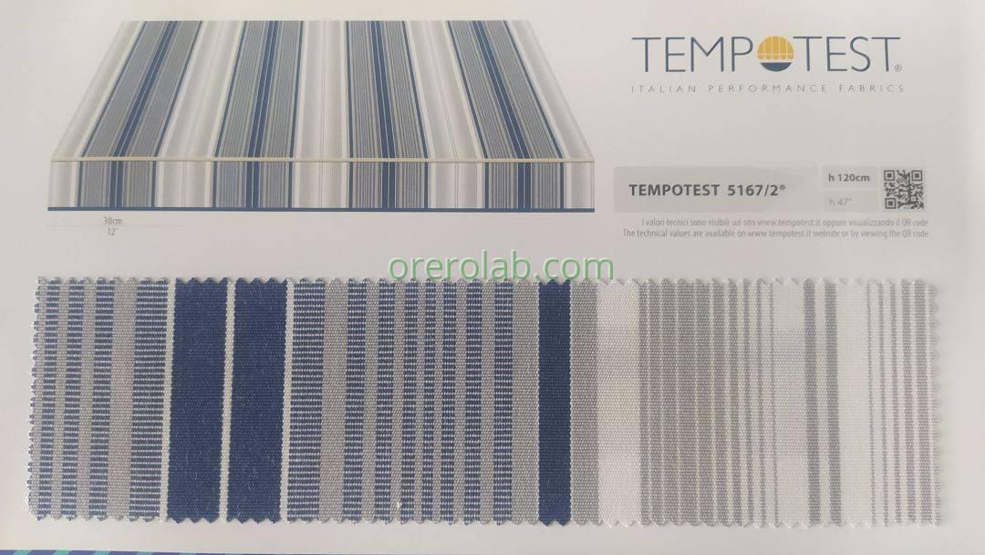 tende da sole tessuto tempotest righe blu codice colore 5167 2 Lecce