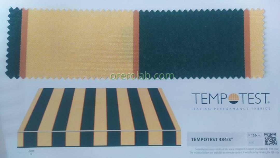 tende da sole tessuto tempotest righe giallo codice colore 484 3 Salento