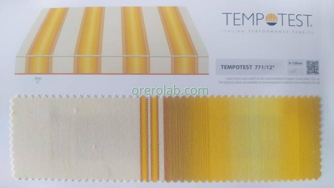 tende da sole tessuto tempotest righe giallo codice colore 771 12 Gallipoli