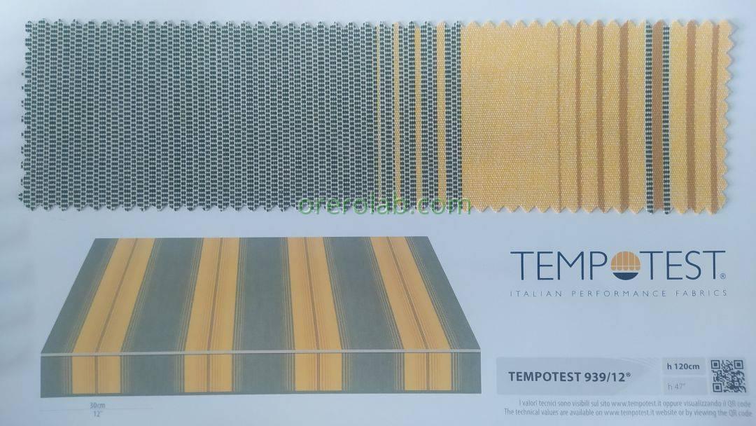 tende da sole tessuto tempotest righe giallo codice colore 939 12 Lecce