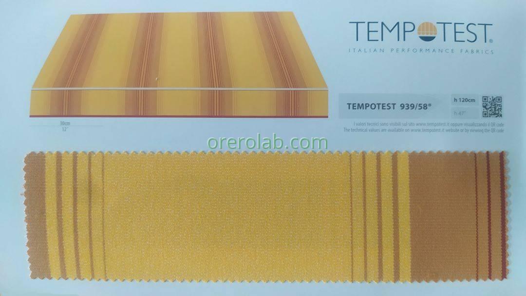 tende da sole tessuto tempotest righe giallo codice colore 939 58 Lecce e provincia