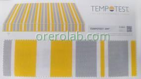 awnings Tempotest® fabrics yellow stripes Salento Lecce