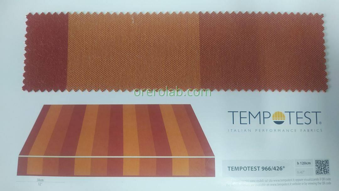 awning tempotest brown striped fabric color code 966 426 Lecce