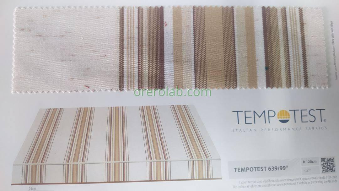 tende da sole tessuto tempotest righe marrone codice colore 639 99 Lecce e provincia