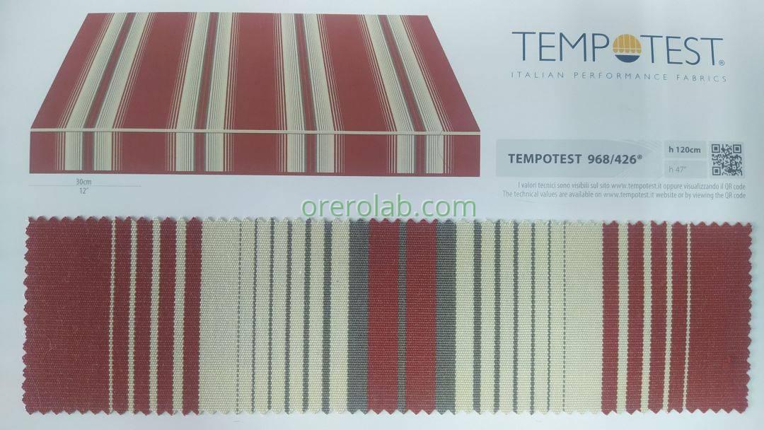 tende da sole tessuto tempotest righe marrone codice colore 968 426 Lecce e provincia