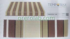 Tessuti Tempotest® con righe marroni per tende da sole