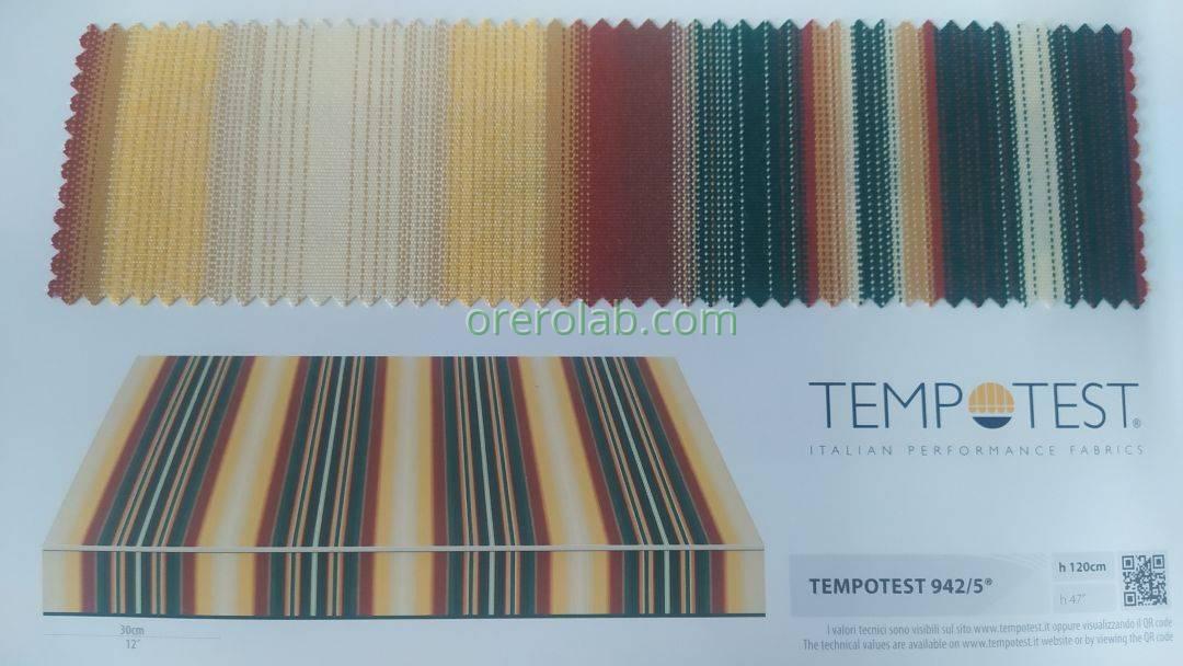 tende da sole tessuto tempotest righe verde codice colore 942 5 Salento