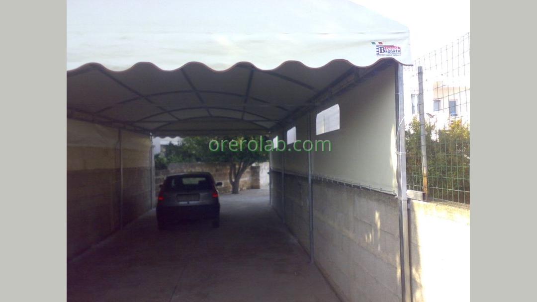 Waterproof flame retardant PVC eyelet shading solutions parking lot 6 