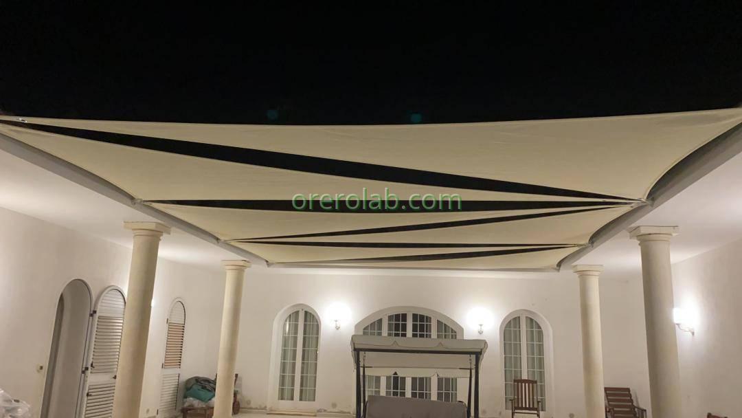 Vele Ombreggianti, grandi dimensioni  rete Tentmesh Textout 24 Lecce e provincia
