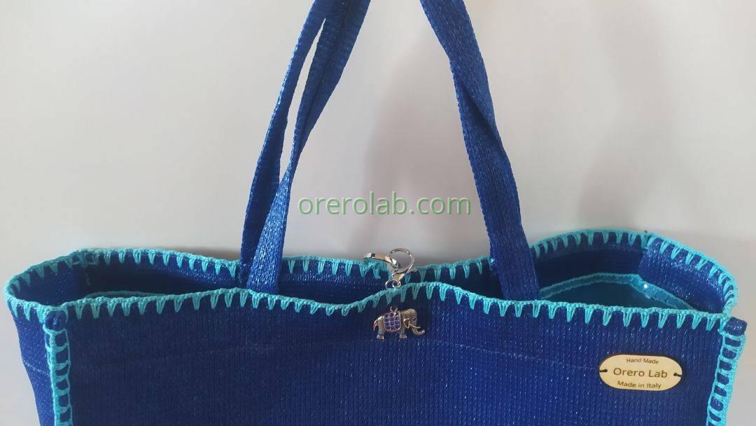 Borsa Aquatic Blue  Texout 3 Lecce