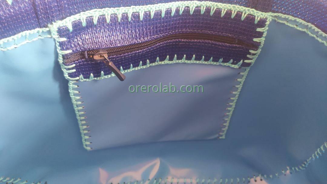 Borsa Aquatic Blue  Made in Italy 13 Lecce