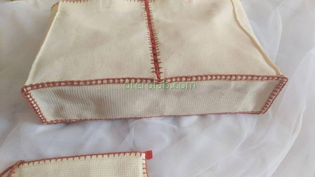 Borsa Chantilly Cream artigianale 25 Gallipoli
