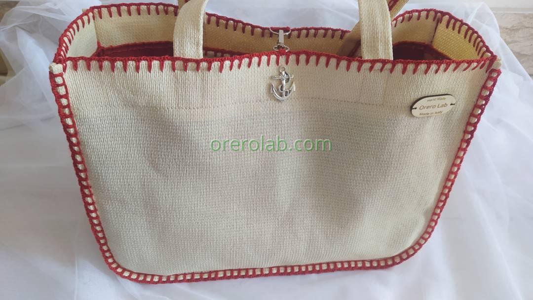 Borsa Cherry Cream artigianale 8 Lecce