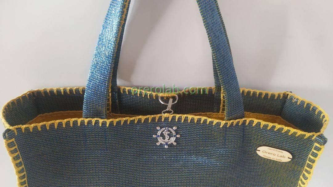borsa tote donna tendenza moda made in italy labradorite 011 Lecce